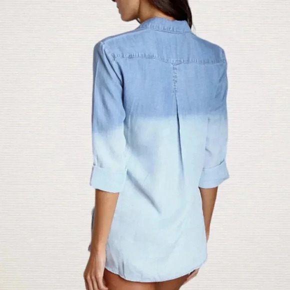 Bella Dahl Chambray Button Down Shirt - Picture 2 of 10
